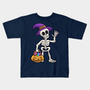 Skull Halloween | Halloween | Happy Halloween Kids T-Shirt